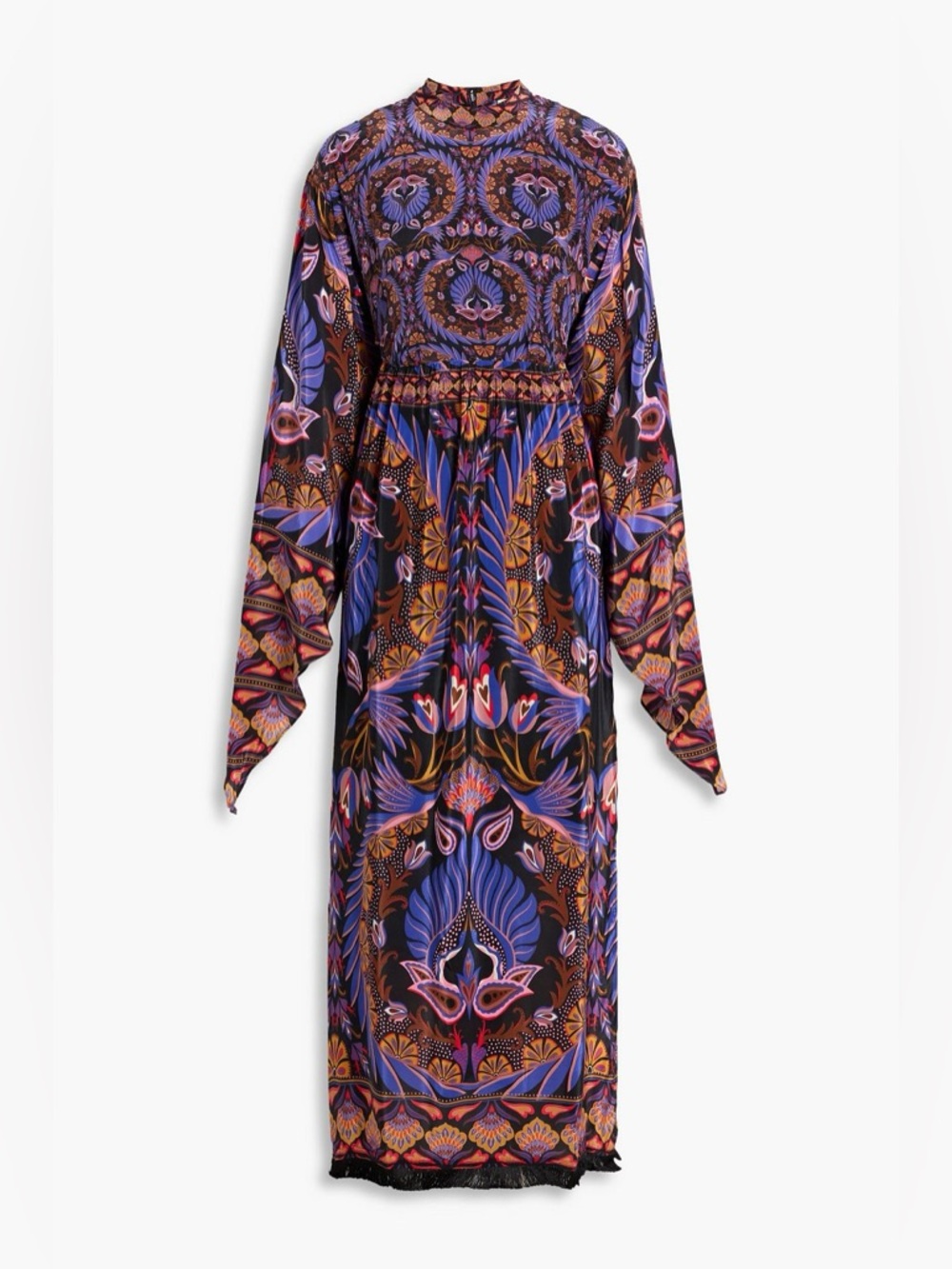 Farm Rio Printed Crepe De Chine Maxi Dress - Picture 12 of 12